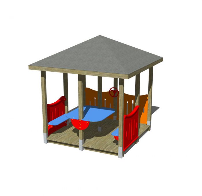 Holzhof Multi playhouse 2