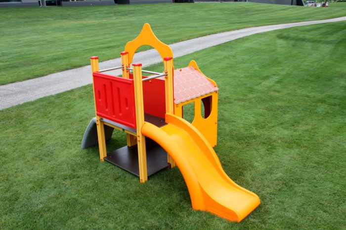Holzhof Playhouse with slide