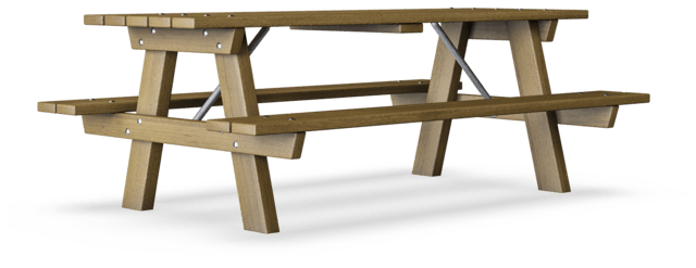 Adult Table and Bench - Outdoor Furniture (2)