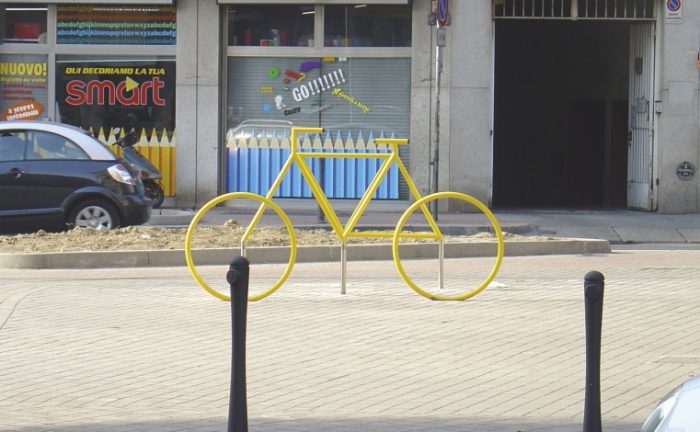 Optical Bike - Stainless Steel Bicycle Rack (2)