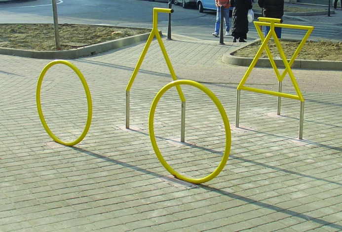 Optical Bike - Stainless Steel Bicycle Rack (3)