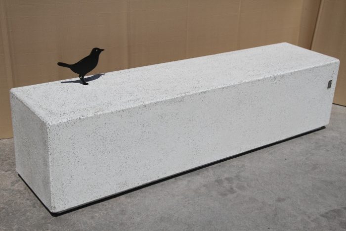 Sand Blasted Concrete Seat (1)